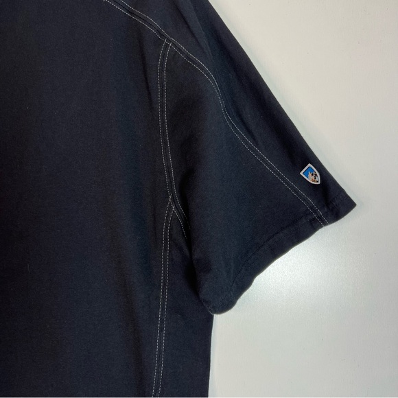 Kuhl Wayfarer Organic Cotton Polo Shirt Black Size Large - Picture 7 of 11